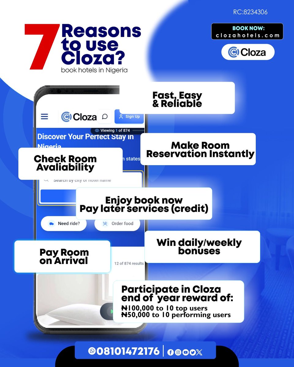 Clozateam's tweet image. Reliable stays, anytime, anywhere - CLOZA 
#CLOZA #EXPLOREMORE