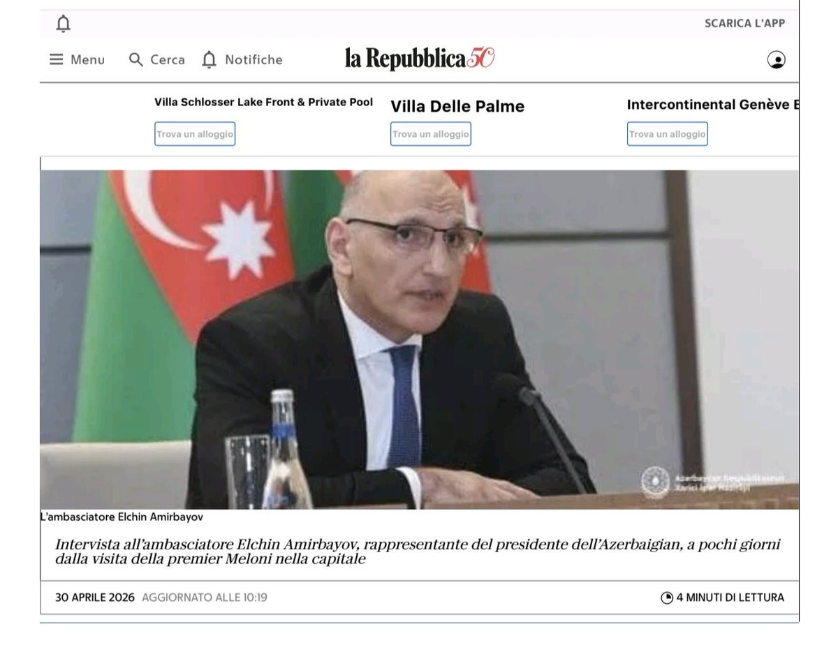 Ambasciata dell'Azerbaigian presso la Santa Sede tweet media