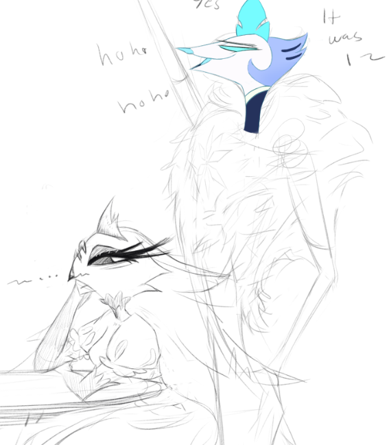 stringpony's tweet photo. #helluvaboss wip o3o https://t.co/GVnl9Vus5b