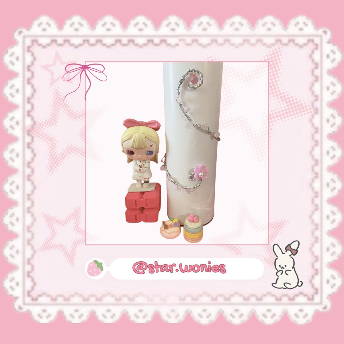 aeriwithcart's tweet photo. ⇢ ˗ˏˋ wts | handmade arm cuff ࿐

 ✮ 🏷️ : payo | 3 days dop
 ✮ 🫧 : check alt for prices
 ✮ ⭐ : first mine basis 
 ✮ 💌 : comment | dm to claim https://t.co/C8tPqDyCbu
