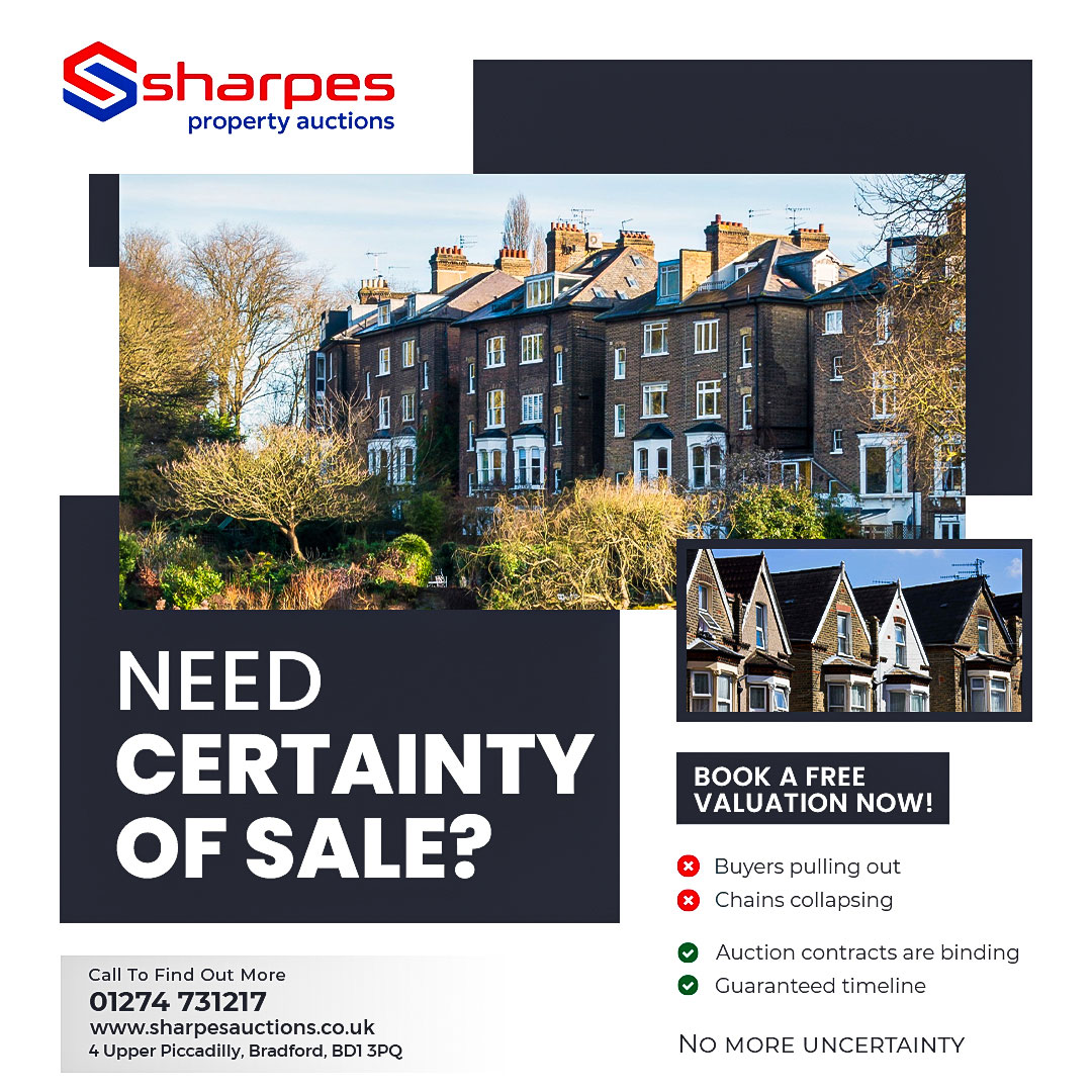 Sharpesauctions's tweet photo. Want certainty of sale?

Tired of deals falling through? At auction, contracts exchange when the hammer falls. Clear timelines, serious buyers.

#CertaintyOfSale #SecureSale #PropertyAuction #UKHousing #SharpesAuctions https://t.co/qoUVRBsHAi
