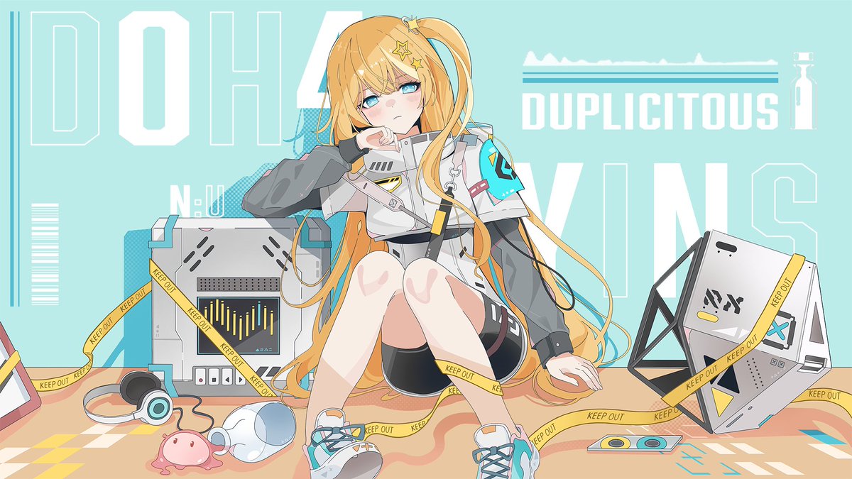 Disgusting_YiNS's tweet photo. Credit

Vocal - DoH4 @_DoH4 
illust - n:u @n_u_illust 

Lyrics - YiNS @Disgusting_YiNS
Compose - YiNS
Arrange - YiNS
Movie &amp; Design - YiNS https://t.co/IKxpRjiBQM