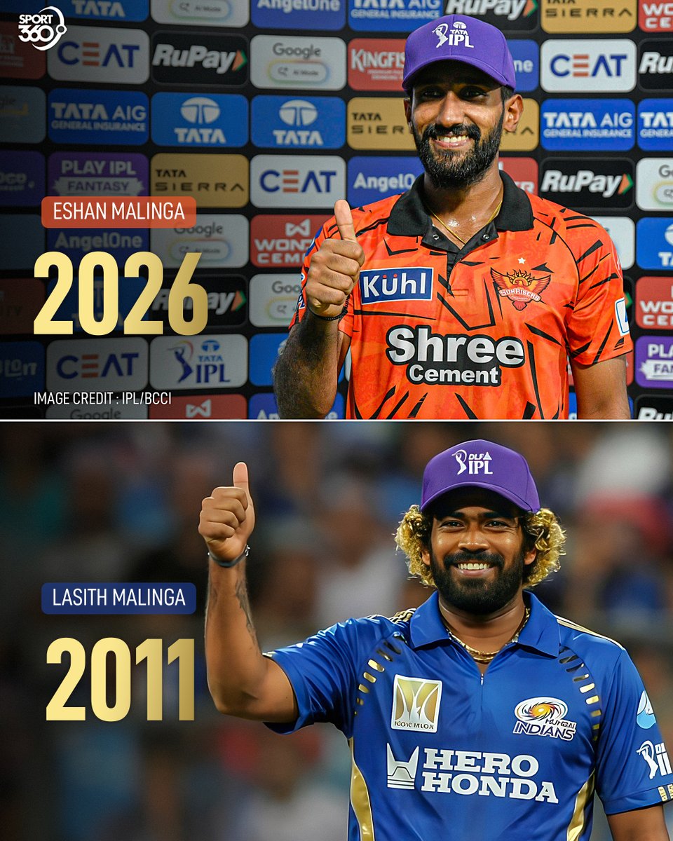 Sport360's tweet photo. A Malinga is back holding the IPL Purple Cap after 15 years 🇱🇰🧢
Eshan has been a revelation for the Sunrisers Hyderabad 🙌
#IPL2026 #MIvSRH https://t.co/YJp0qrqmcI