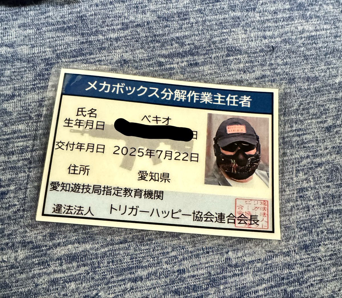 楽しかったー。😂

（勿論ですが全くもって公的なものではありません。架空です。）