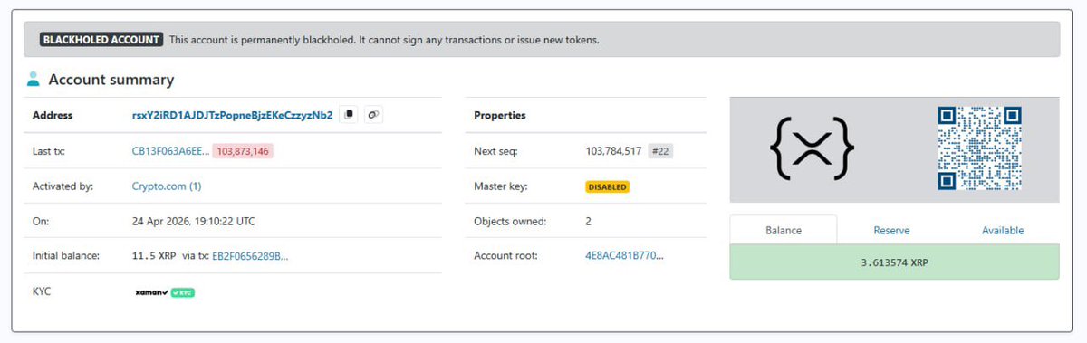 ismael124492's tweet photo. @XRPcryptowolf 📰 LedgerTools Update

Liquidity is now locked via blackholed wallet.

No access. No withdrawal.

Just a stronger foundation moving forward.

#XRPL #CryptoNews #Web3 #Utility
@LedgerToolsXRPL https://t.co/ENQrxg2eZY