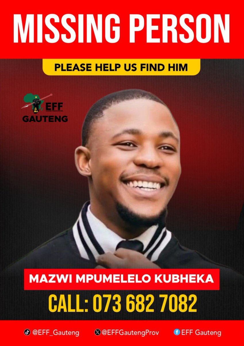 EFF Gauteng tweet media