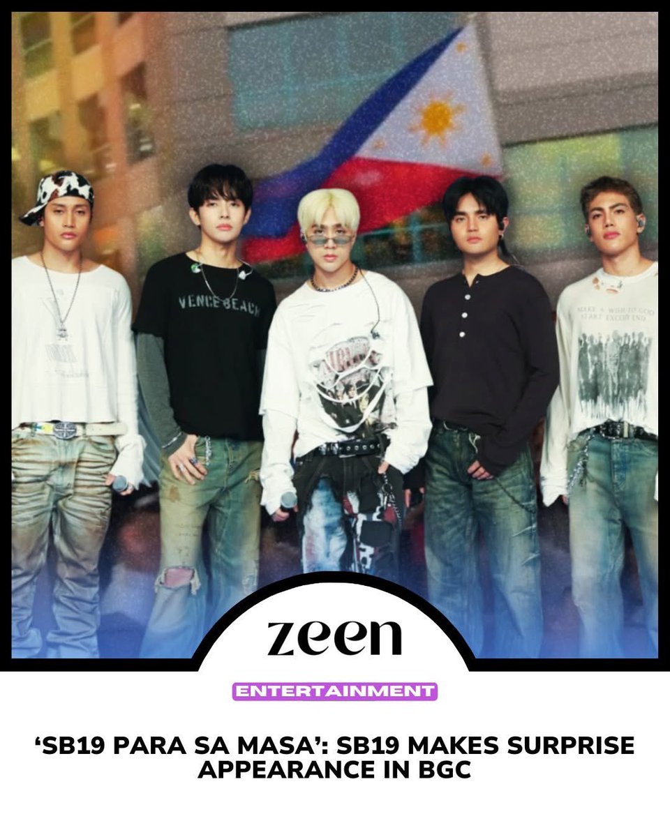 SB19 has finally made it! 🥹

Kings of PPop SB19 made their appearance during the ‘Wakas at Simula’ truck in Market! Market! and performed one of their newest releases “Wakas,” leaving A’TINs in awe.

zeenmedia.com/sb19-para-sa-m…