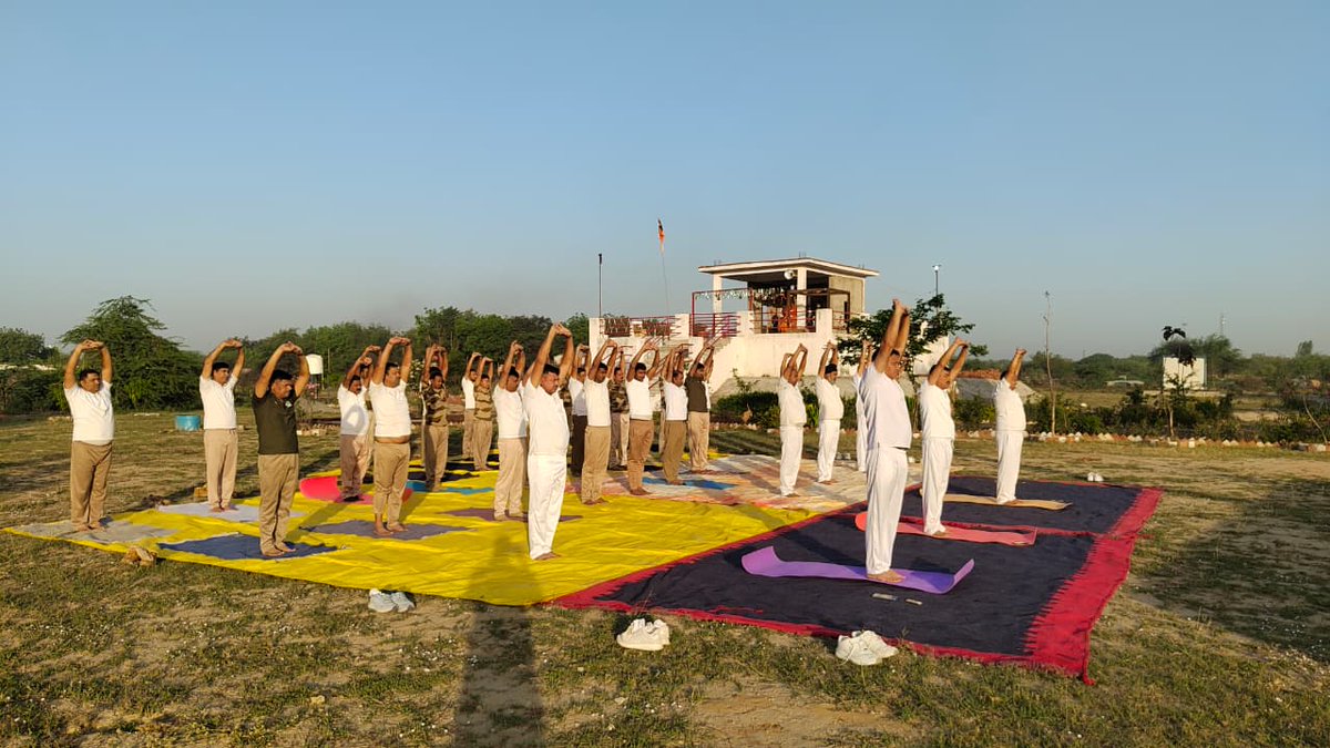 CISFEast's tweet image. "Every breath counts, every stretch strengthens — CISF Yoga Week April 2026."
#StayFit #CISFYoga #HealthyIndia #YogaDaily