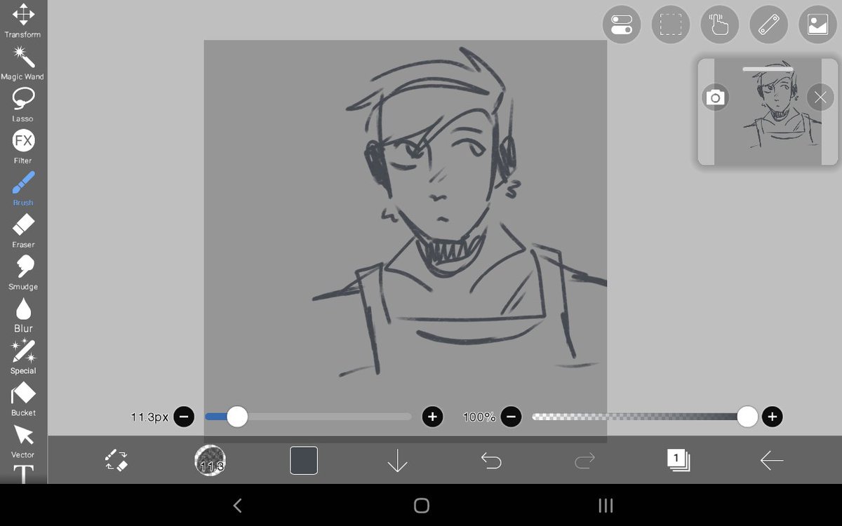 FOXB1TE's tweet photo. Haven't drawn with finger in months so I'm returning to my roots https://t.co/u0oqnjLA5a