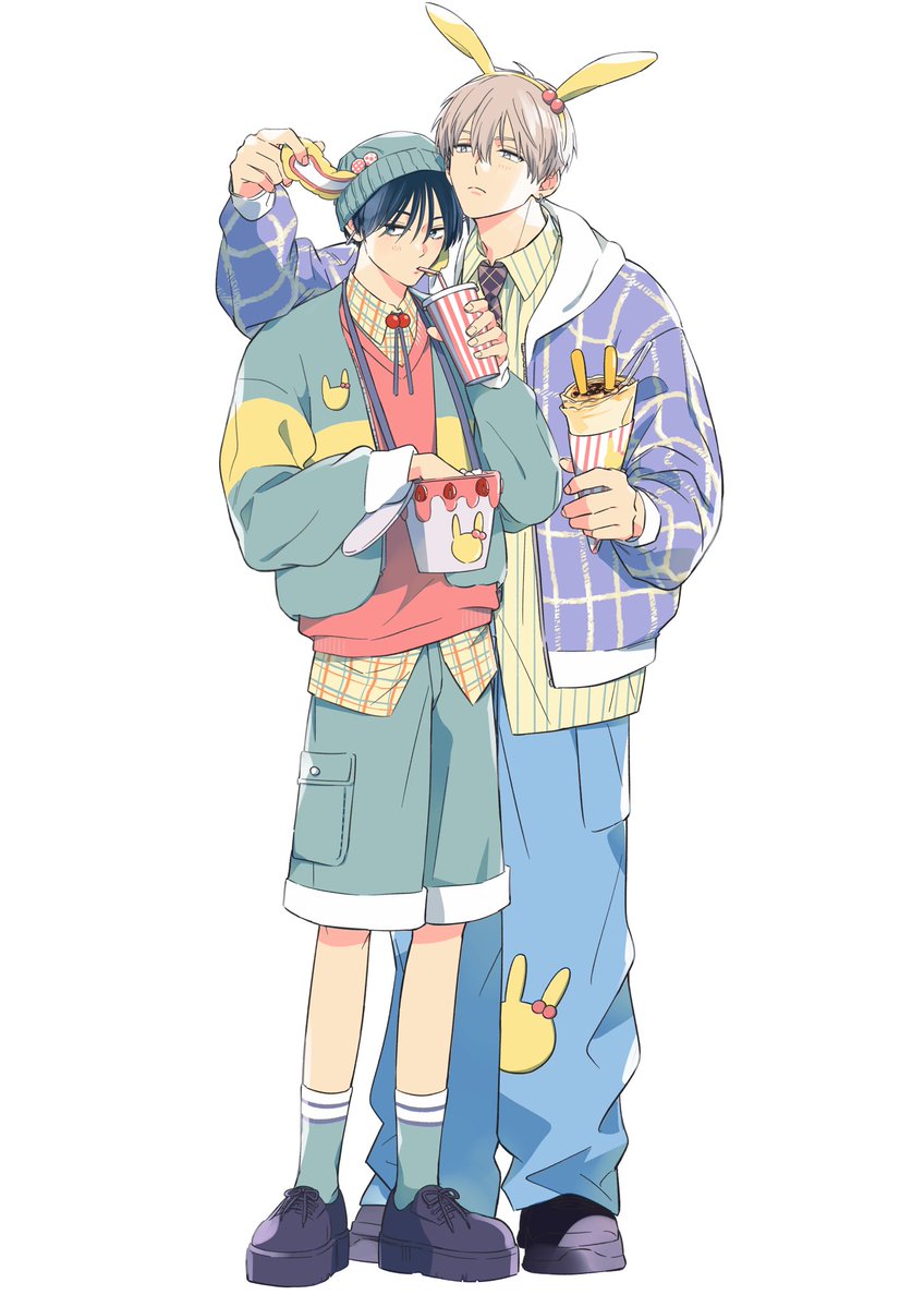 デートver.はこちらの大浮かれテーマパークデート男たちを描きました🎢
各種可愛いグッズにしていただいていますので、お好みのものがありましたらぜひお家に迎えてやってくださいませ🙇‍♂️
#ラブアタックセフレバトル