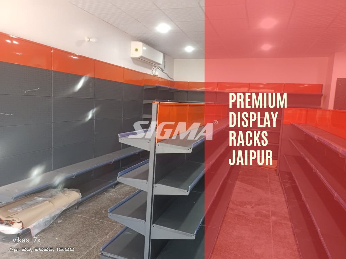 sigmaracks's tweet image. New Installation!
@SigmaRacks has successfully completed a premium #displayrack installation project in #Jaipur, delivering modern and highly functional #retail shelving solutions. ideal for #supermarkets, grocery stores, and #retail outlets.
See more...
sigmadisplayracks.com/our-work/custo…