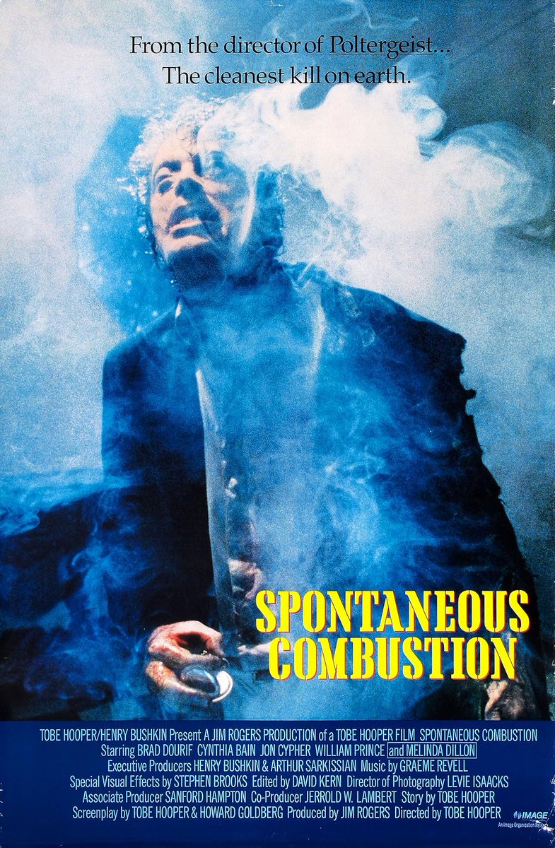 JamesHollaman's tweet image. The first draft of the script for Spontaneous Combustion (1989) was written in three weeks. #TheGoreYouKnow #MutantFam