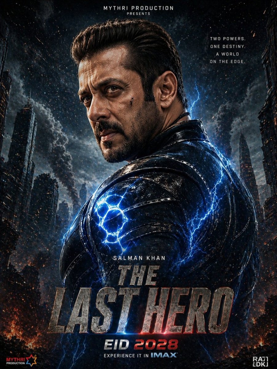 BeingSohail__'s tweet photo. This is BIG. This is MASSIVE 🚨🔥
Megastar #SalmanKhan teams up with Raj &amp; DK for their next!
Going on floors in October 2026 with Bhai in a SUPERHERO avatar 🔥

After #SVC63, another banger loading… and who knows what madness they're cooking this time https://t.co/pUcaUJFovM
