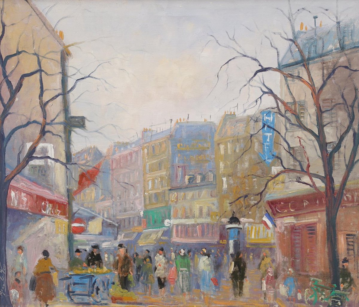 Paintings of Paris tweet media