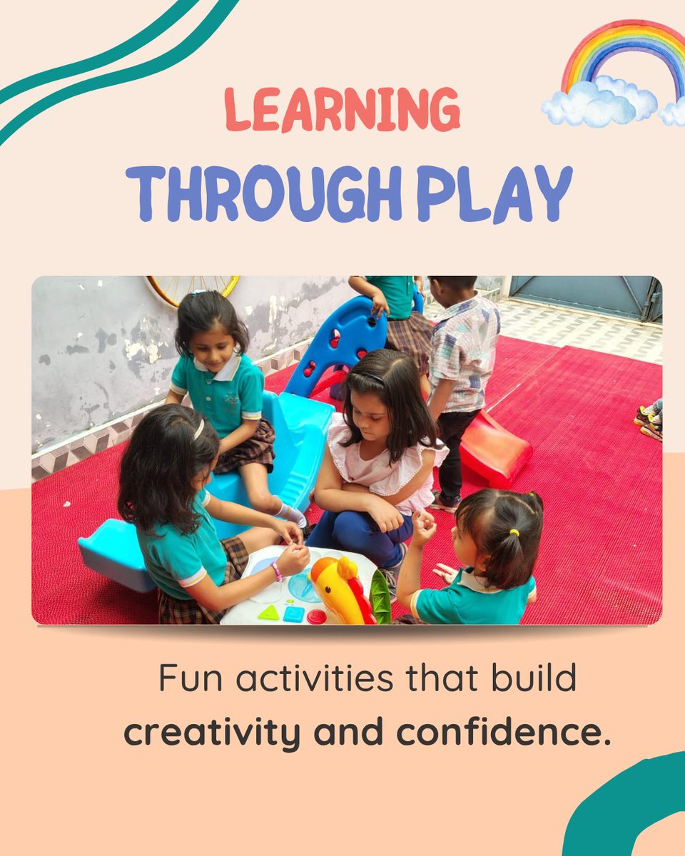 OakvalleyPatna's tweet image. Little steps today… BIG dreams tomorrow 🌱

✨ Early schooling builds creativity, brain power &amp;amp; confidence through play. Give your child the right start to learn, grow &amp;amp; shine🌟 

📍Patna 📞9334134702 
🌐oakvalleyinternational.com 

#EarlyLearning #MontessoriIndia #ChildDevelopment