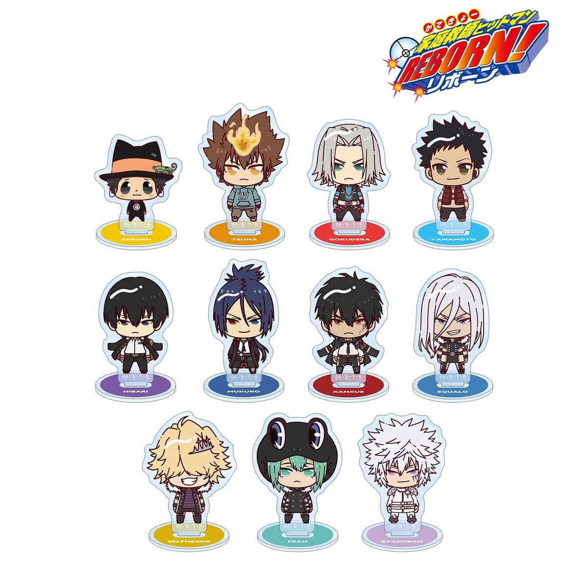 ひ*ね様 家庭教師ヒットマンREBORN ローソン アクリルスタンド　まとめ売り TVアニメ 家庭教師ヒットマンREBORN！ アクリルスタンド M-NB 獄寺