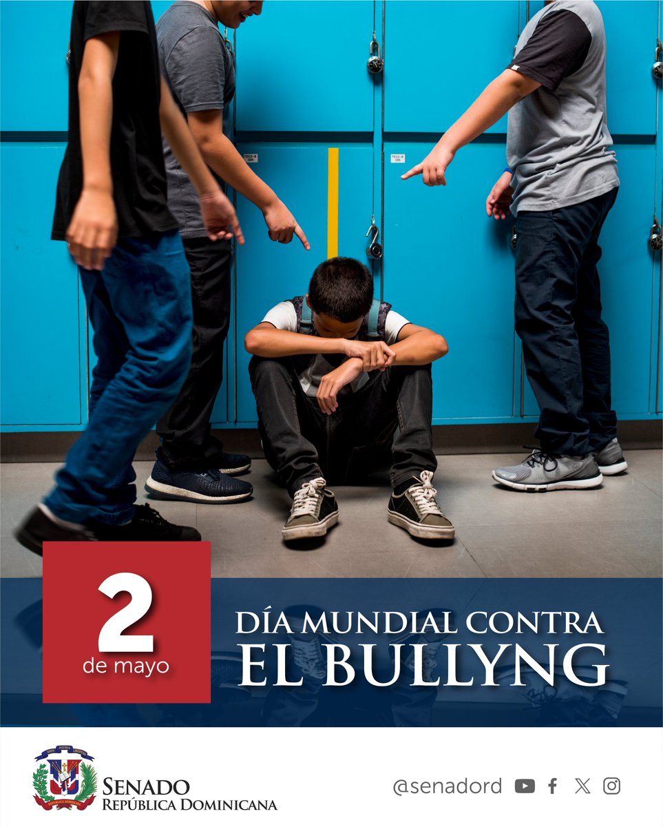 Este 2 de mayo nos unimos al Día Mundial contra el Acoso Escolar, reafirmando nuestro compromiso con la construcción de espacios seguros, respetuosos y libres de violencia para nuestros niños, niñas y adolescentes. 💙

#DíaMundialContraElAcosoEscolar #NoAlBullying