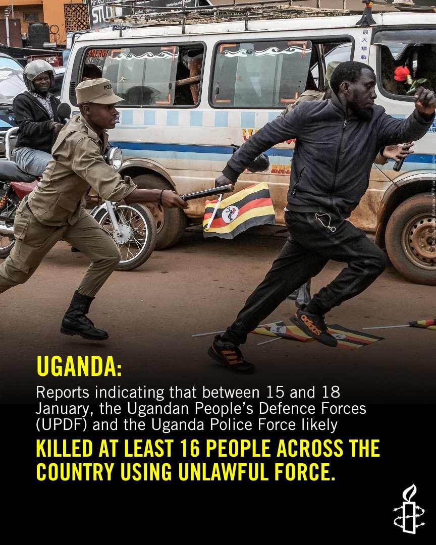 Uganda: Three months since security forces meted out untold brutality on the public, no one has been held accountable.

Our new findings are out today

amnesty.org/en/latest/news…