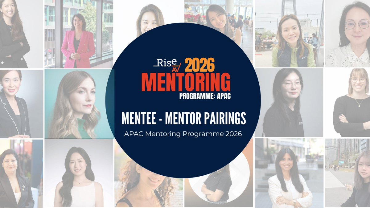 EventNewsBlog's tweet image. Rise AV Announces Mentor–Mentee Cohort for Inaugural 2026 APAC Mentoring Programme eventindustrynews.com/news/rise-av-a… 
#eventprofs