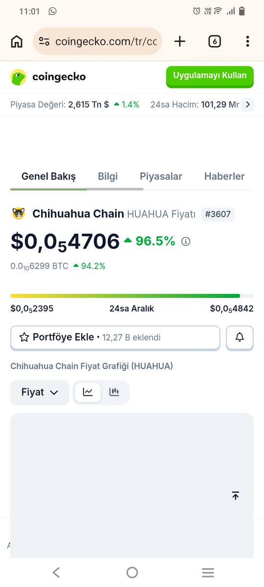 tamtam199190199's tweet image. Ne güzel.

Peki bu sayın @kucoincom ne zaman @cosmos 'un ilk ve hatta tek memecoini @ChihuahuaChain 'i görecek ?

Her ekosistemden memecoin var.Bir tek $ATOM'dan yok.
Şu $HUAHUA 'yı görün artık sevgili @kucoin_louis  .

@BC_KuCoin  ,Korkmayın bir memecoinle #Kucoin batmaz.