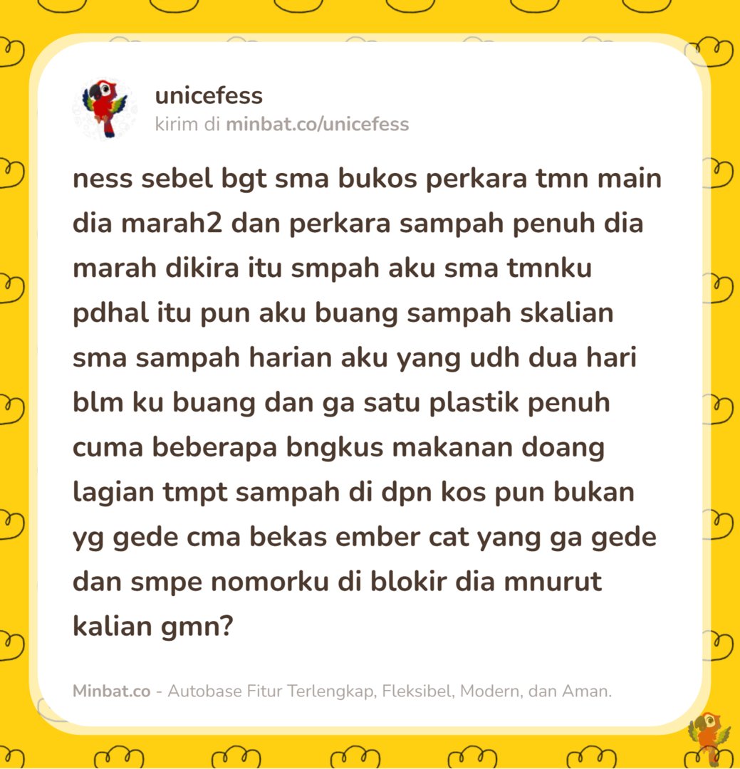 UNNES MENFESS🍌 tweet media