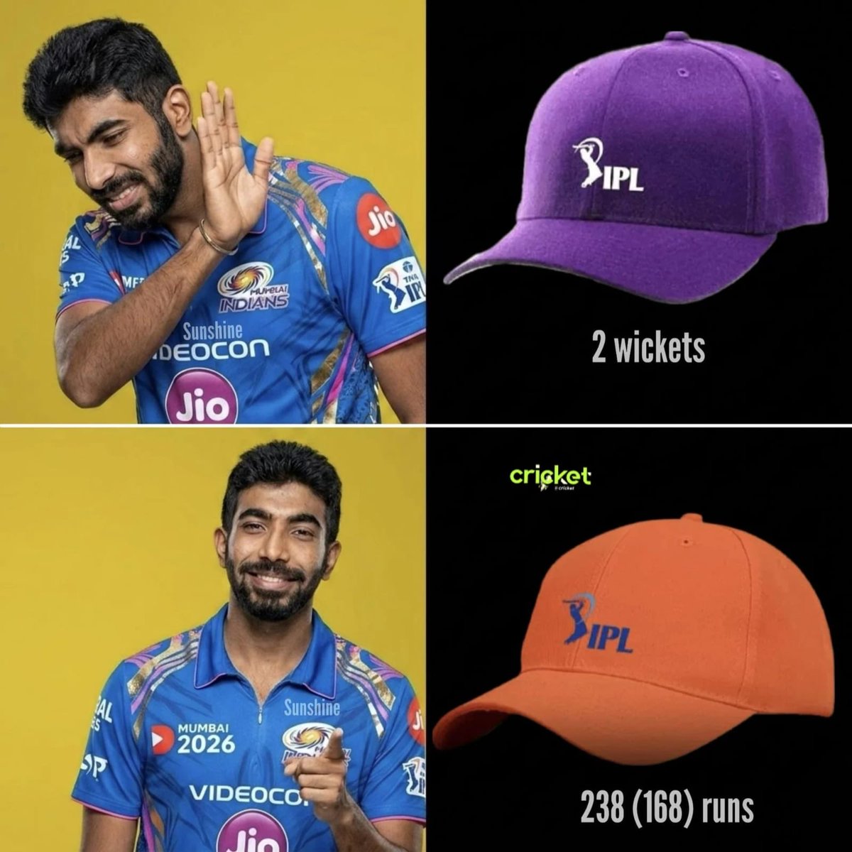 Jasprit Bumrah in IPL 2026 😂