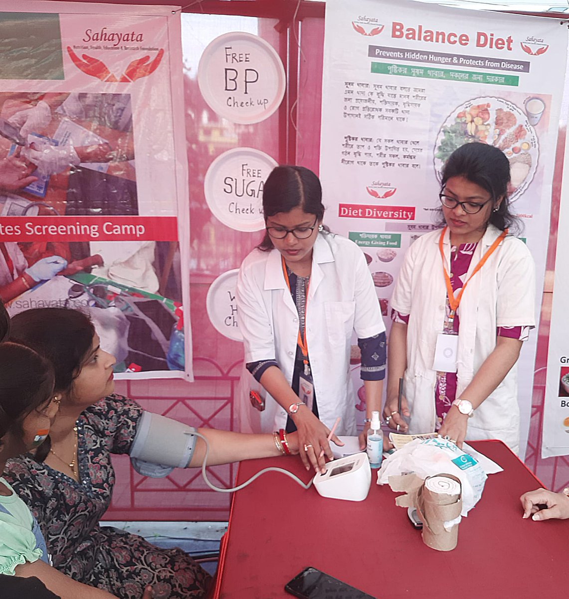 SahayataFounda2's tweet image. #SDG3 #Screening #Obesity  #Hypertension for #UrbanPopulation area #Kolkata
#PublicHealth