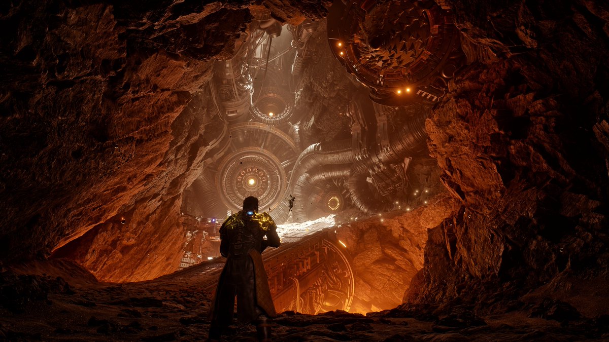 nib95_'s tweet image. This SAROS biome might be the most impressive use of UE5 I've seen yet

May not have the outright fidelity and bells and whistles of some, but the sheer scale, geometric density, IQ, art, perfomance &amp;amp; insane effects in combat, are astonishing

#PS5Pro gameplay screens
#SAROS #PS5