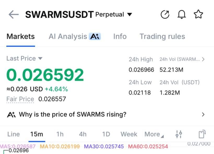 Lucas_M3046's tweet image. PAIR ✈️SWARMS/USDT

📊LONG
Cross (50-75x)

✔️ Entry Target:
💡 0.026400

☑️ Take Profits:
1️⃣0.027200

2️⃣0.027999

3️⃣0.028500

❌ STOP LOSS: 0.02300

#RiskManagement #CryptoTrading #Futures #TradingPsychology

t.me/+ICCuPiEZB0U0M…