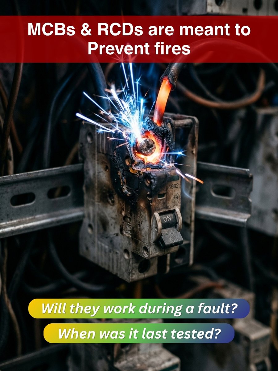 Electrosen41464's tweet image. MCBs and RCDs are not just components, they are safety mechanisms meant to prevent fire and electrocution.

When incidents still occur, it raises an important question:

Was the system truly functional, tested, and compliant?

Prevention depends on more than just installation.