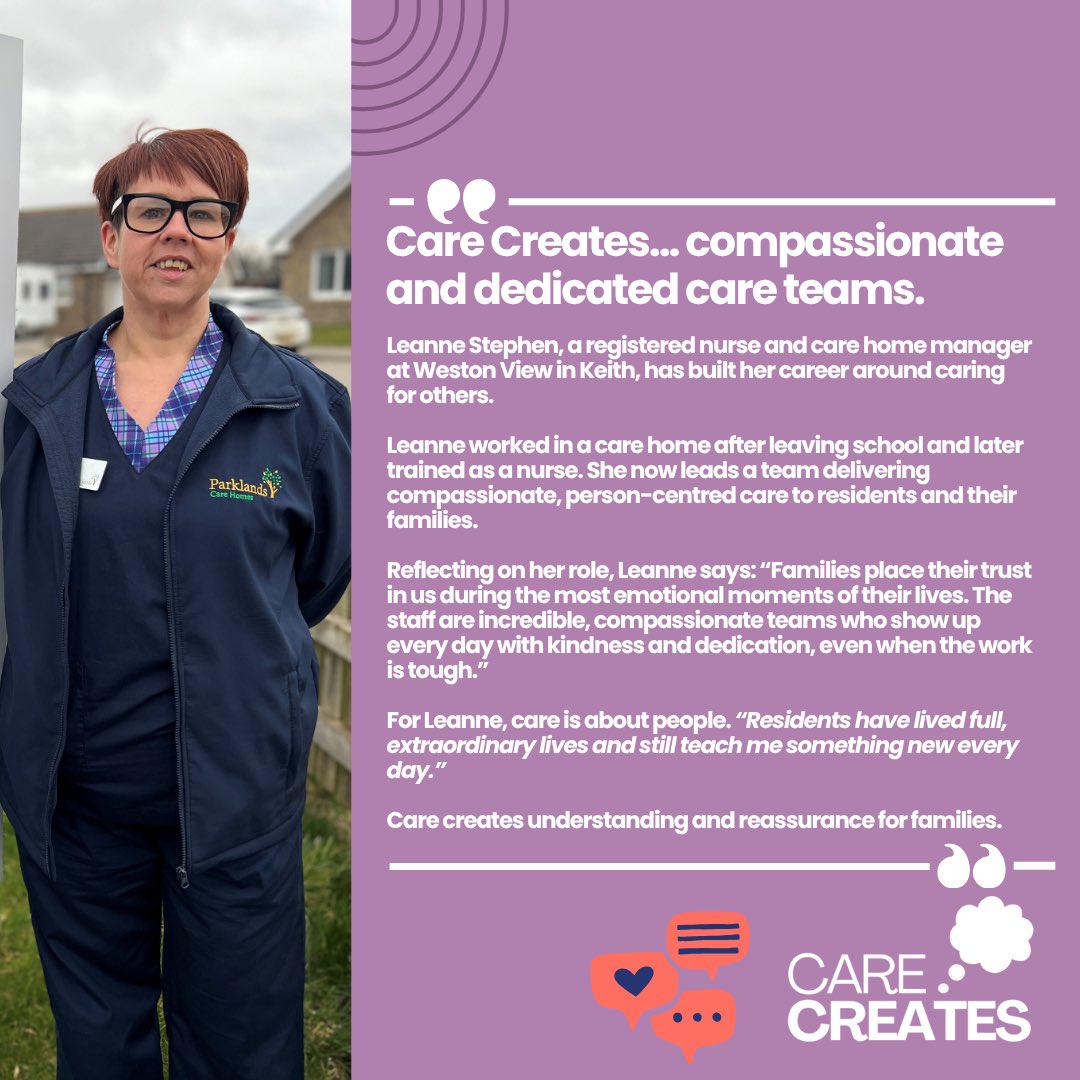 DrDMacaskill's tweet image. #CareCreates… Fair Pay, Fair Work, Fair Care.

Stories of the people who create care - through connection, leadership, recognition and trust. @scottishcare #workforce