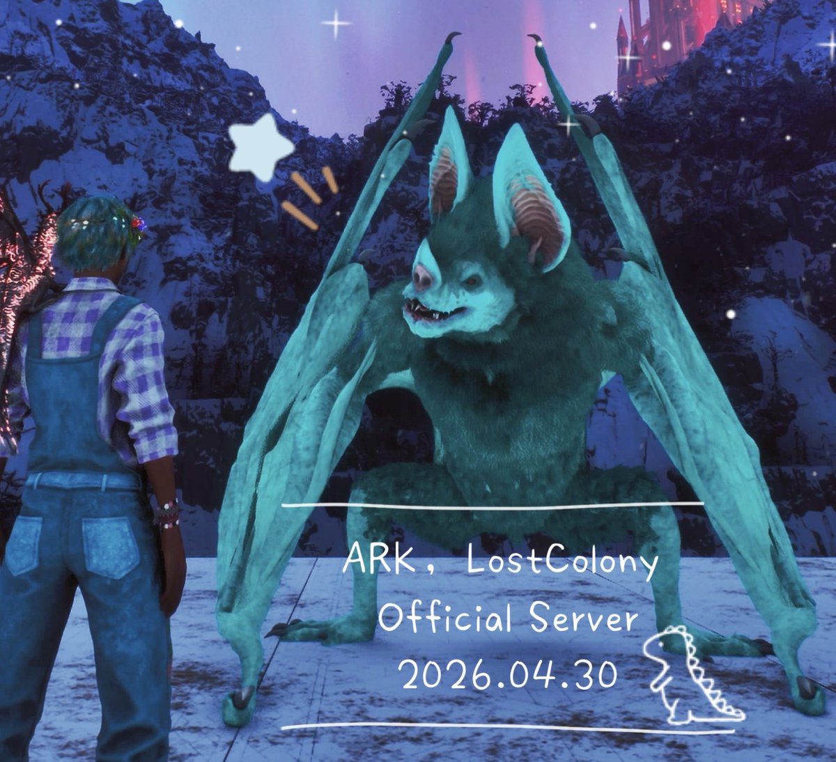 doto_kue's tweet photo. やっと大きくなった❕🙌🏻
はじめての統一カラーターコイズブルー💎⟡.·

きゃー❕かわいー❕(∩˃o˂∩)💓

#ARKSurvivalAscended https://t.co/CfekJw7GTu