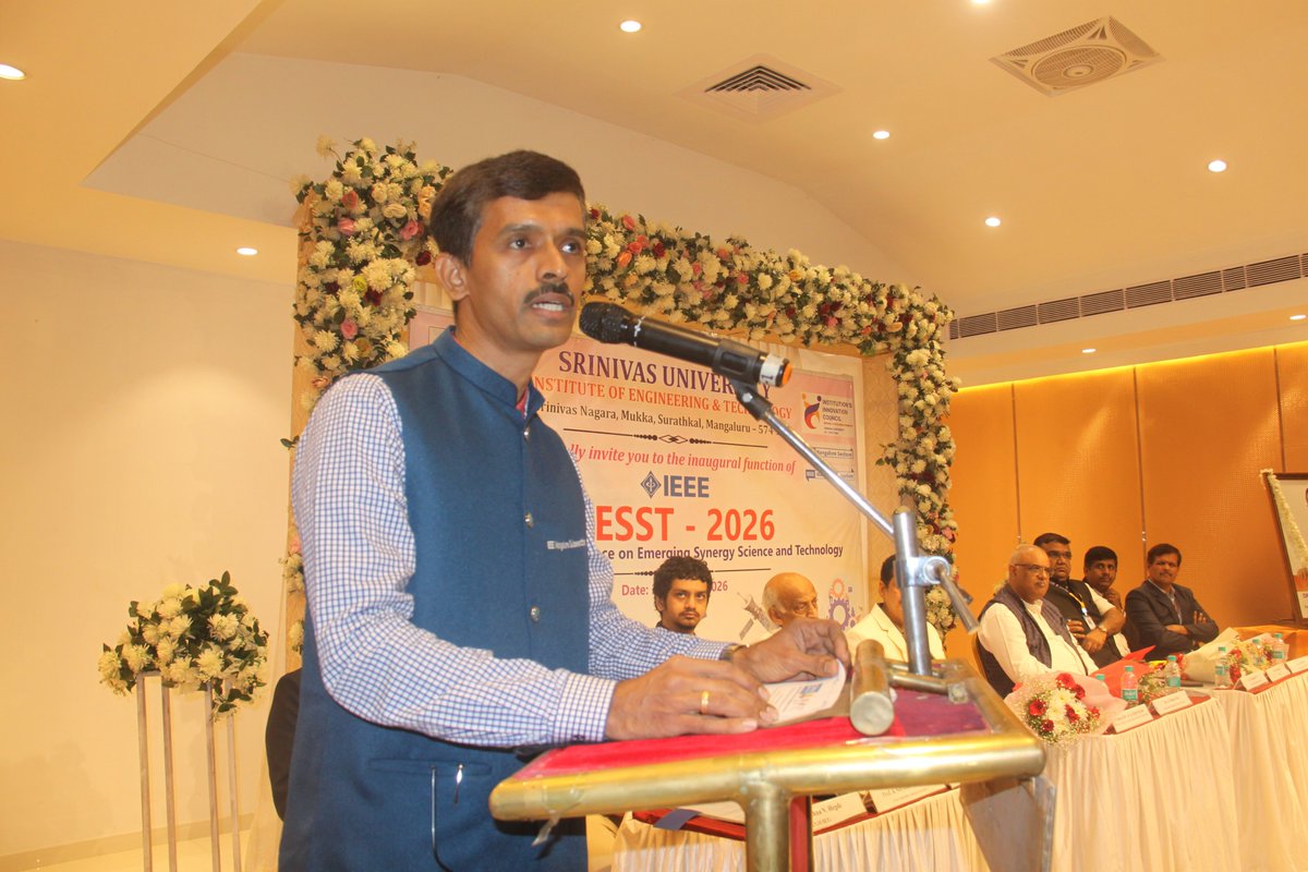 SUIET_Mukka's tweet photo. @DrAjayKG @RKHEGDE2 @narendramodi @PMOIndia @AmitShah @AmitShahOffice @VBAswithNAMO @ViksitBharat @VBA2024 @dpradhanbjp @isro @ProfSRK Dr. Praveen B M delivered Vote of Thanks.
#ICESST2026 #SUIETMukka #SrinivasUniversity #Mukka #Mangaluru #Mangalore #IEEEInternationalConference #ಮುಕ್ಕ #ಮಂಗಳೂರು #EngineeringCollege #TopEngineeringCollege #BestEngineeringCollege #DrASrinivasRao #IEEE #DrPraveenBM @IEEEorg (6/6) https://t.co/yf2TvN3Y25