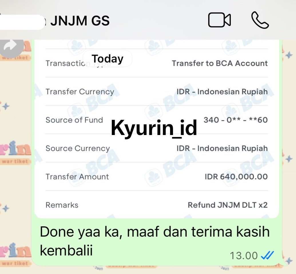 Kyurin | Ticketing Service/Jaswar Tiket 🎫✨ tweet media