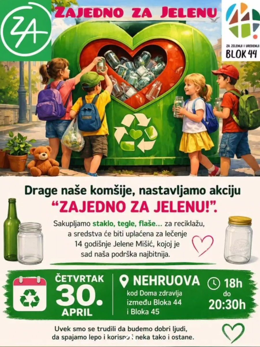 70_blok's tweet photo. Mali podsetnik za današnju akciju. https://t.co/frlOmXWe1f