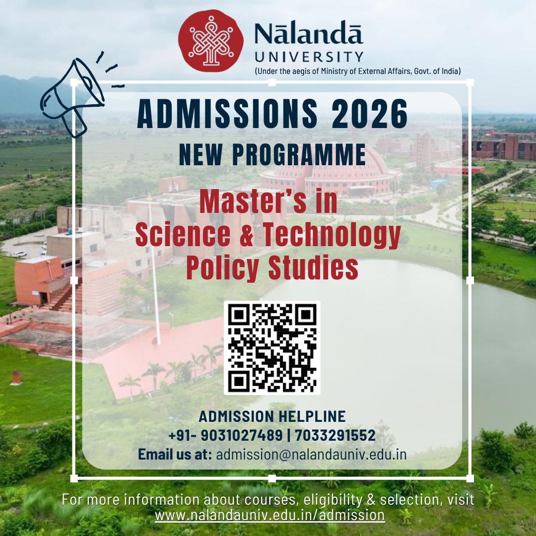 Nalanda University tweet media