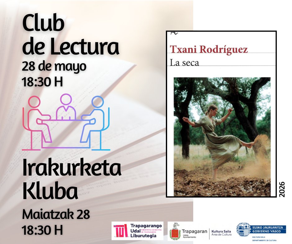 olasolib's tweet photo. Esta tarde, reunión del Club de Lectura  - Gaur arratsaldean, Irakurketa Klubaren bilera
#jarduerak #actividades #irakurketakluba #clubdelectura #trapagarangoliburutegia#bibliotecatrapagaran https://t.co/CsxHfn0YBN
