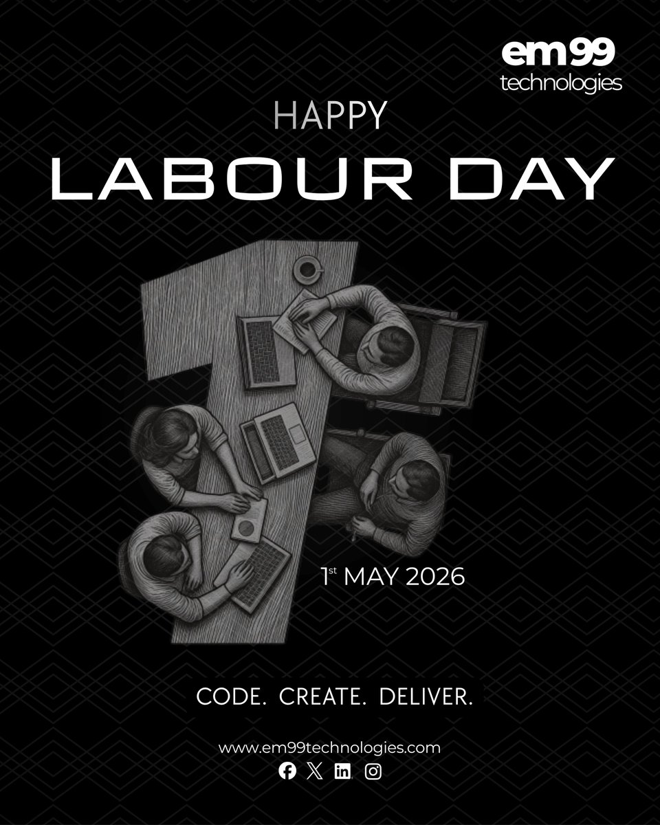 em99_tech's tweet image. Behind every product, every solution, and every success there are people who make it happen.

This 𝐋𝐀𝐁𝐎𝐔𝐑 𝐃𝐀𝐘, we celebrate the builders, creators, and problem-solvers who turn ideas into reality.

𝐂𝐎𝐃𝐄. 𝐂𝐑𝐄𝐀𝐓𝐄. 𝐃𝐄𝐋𝐈𝐕𝐄𝐑.

#LabourDay #Developers #TechLife