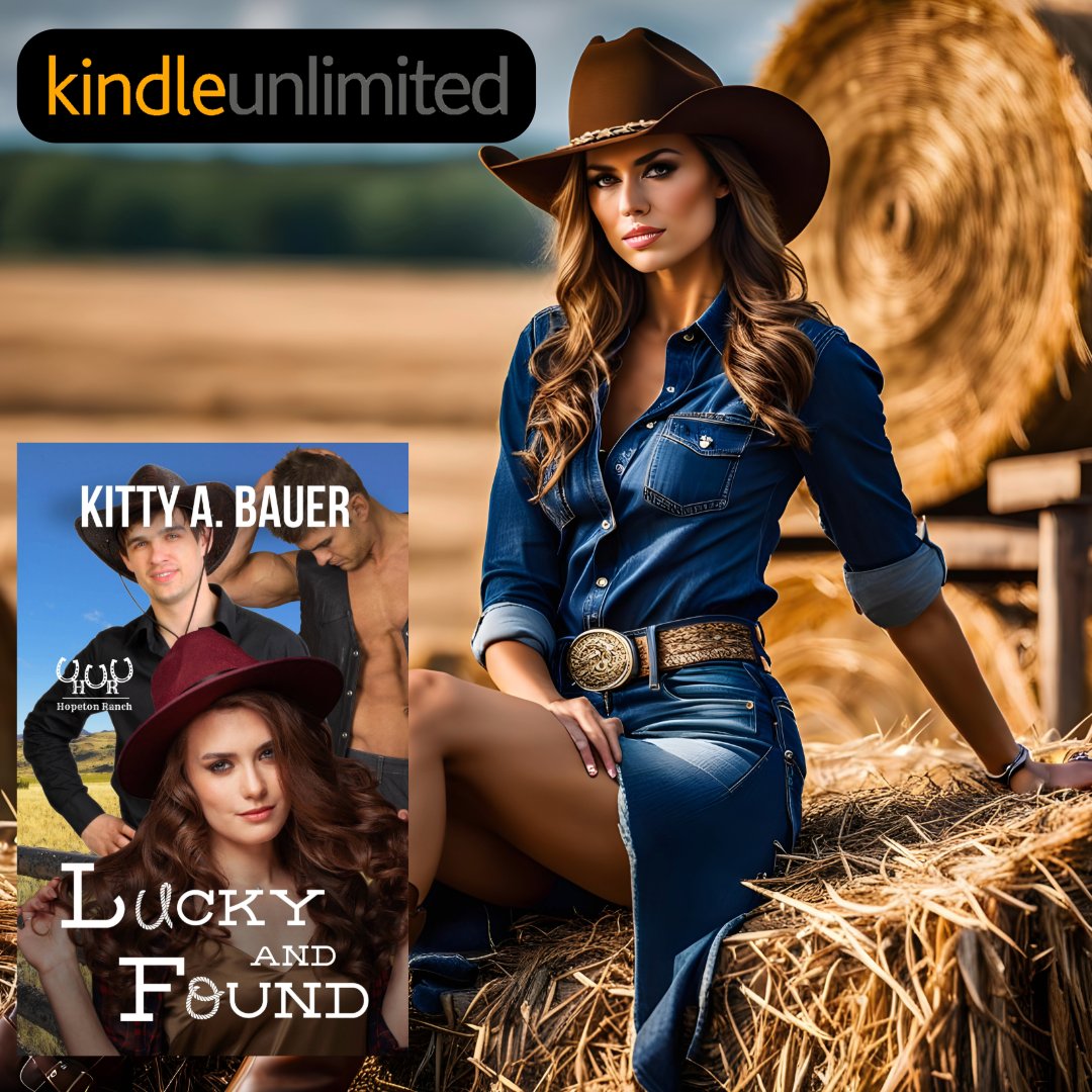 SylvDotNet's tweet image. tiny.cc/cjm2101
Check out "Lucky and Found," the first book in the Hopeton Ranch series by Katrina A. Bauer, writing as Kitty A. Bauer!
It's currently available on Kindle Unlimited, so you can dive into this #exciting #adventure without delay! 📚✨ @katrinaabauer