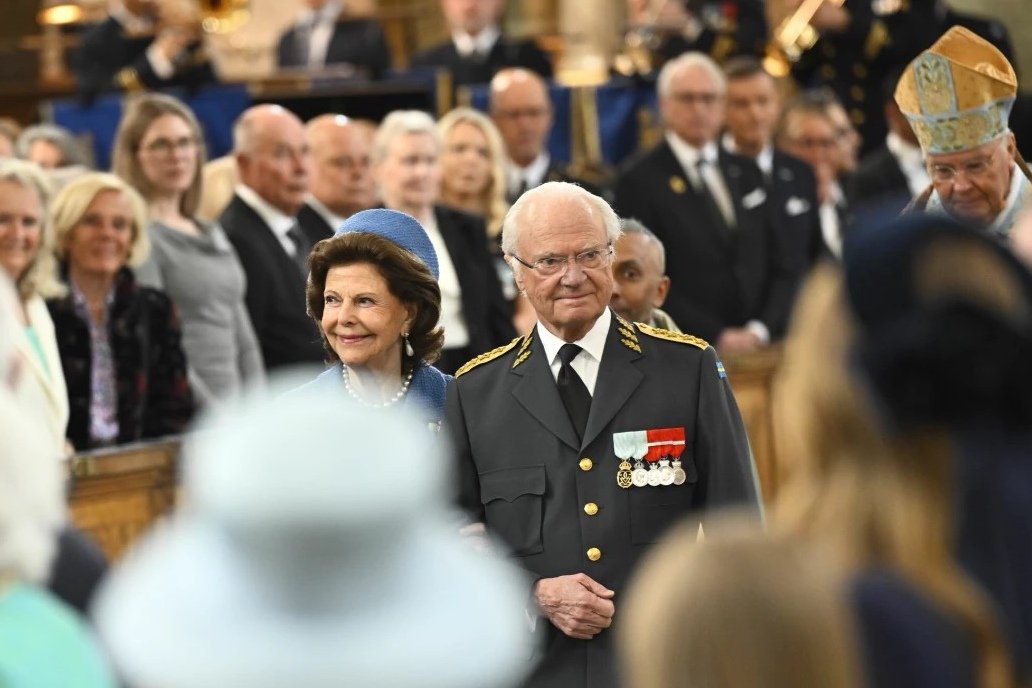rwthofficial's tweet image. 🇸🇪
#Sweden’s King Carl XVI Gustaf and Queen Silvia, with the Royal Family attended the Te Duem thanksgiving service marking his 80th birthday on 30 Apr. 2026. Foreign royal families were also present at the Royal Palace Chapel #Stockholm.

Link: t.ly/oafwr