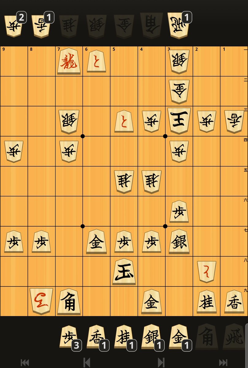 tokyo13golgo13's tweet image. とある将棋サイトから #詰将棋 または #手筋 の出題です。

正解の手順は ″ このスレッドを表示 ″ をタップすると確認出来ます。

#将棋 #詰将棋 #SHOGI #TSUMESHOGI