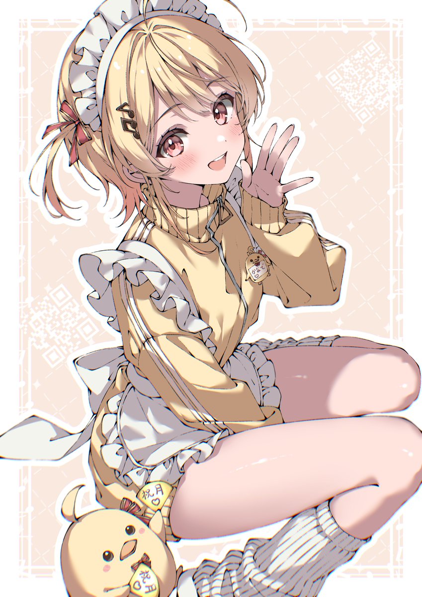 #今月描いた絵を晒そう
まちゅなで黄色ペア