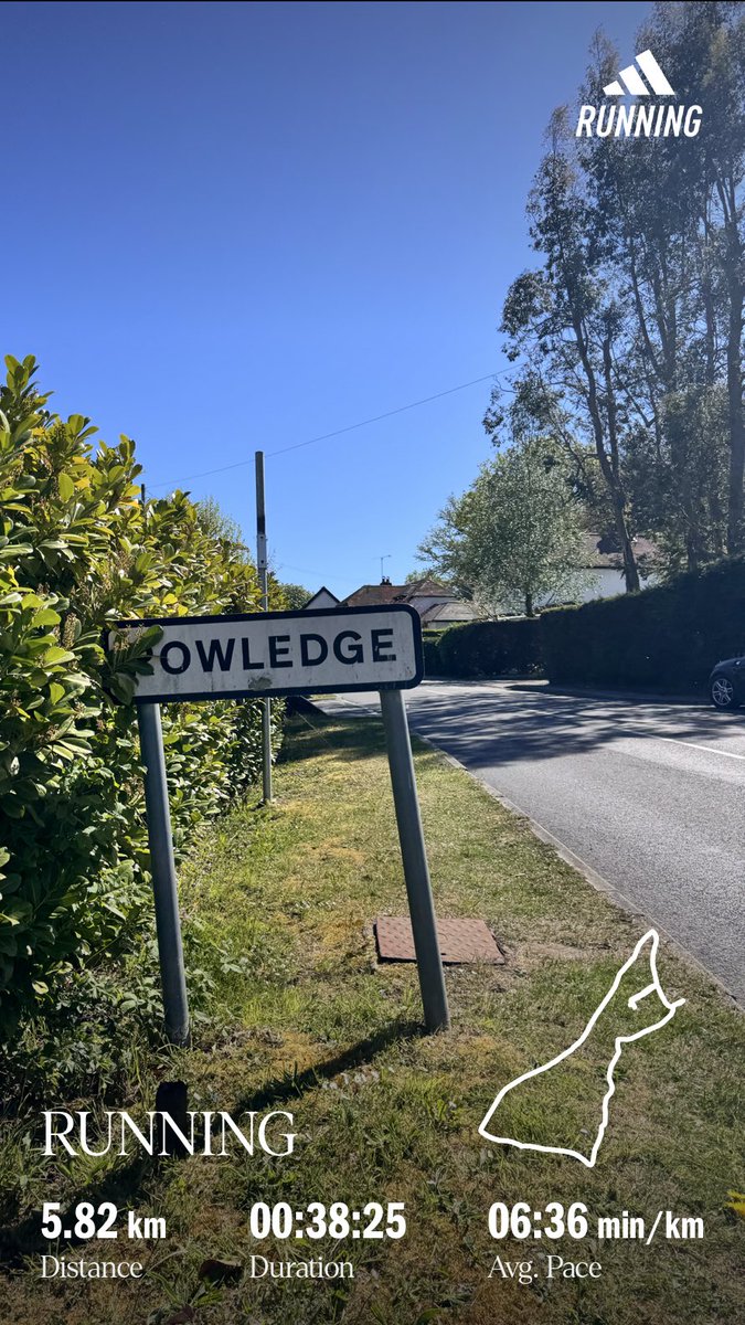 pafral's tweet photo. Short run to Rowledge (and back) https://t.co/czzVLQGqxw