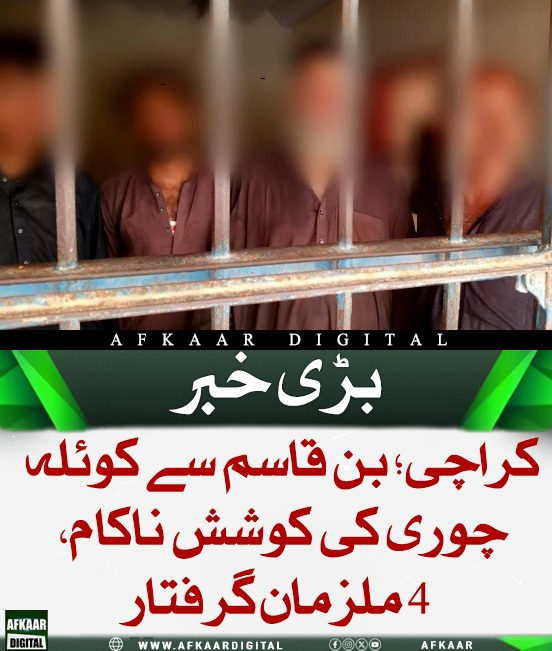 Afkaar_Digital's tweet image. کراچی کے علاقے بن قاسم میں پولیس نے بروقت کارروائی کرتے ہوئے کوئلہ چوری کی کوشش ناکام بنا دی اور 4 ملزمان کو گرفتار کر لیا۔ ملزمان کے قبضے سے کوئلے سے بھرے ڈمپر بھی تحویل میں لے لیے گئے جبکہ مزید تفتیش جاری ہے۔

#Karachi #Crime #Police