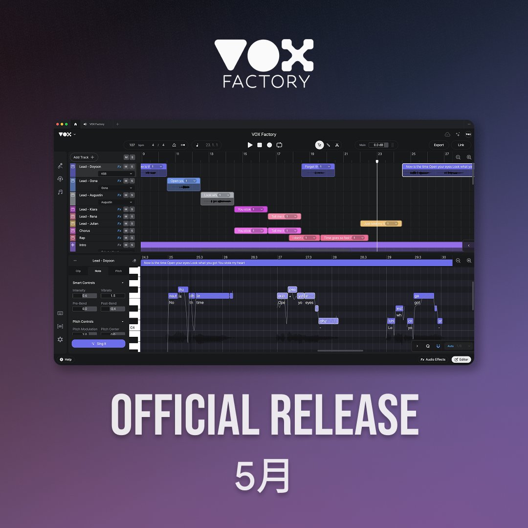 VOX Factory JP tweet media