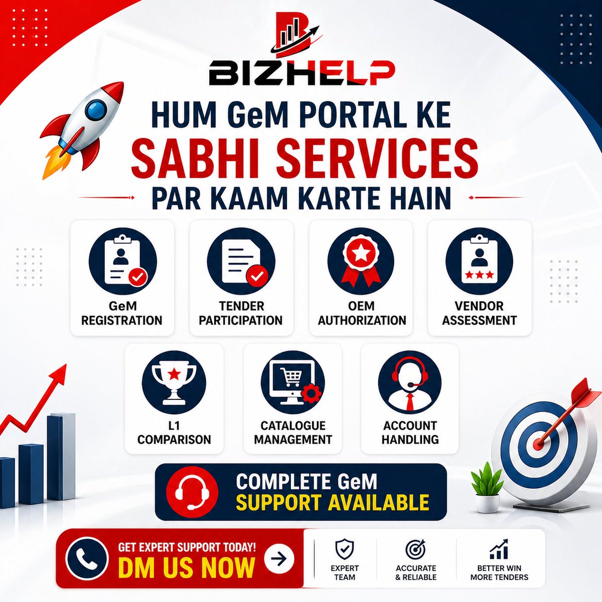 BidHelp_Tender's tweet image. GeM Portal pe struggle ho raha hai? 🤔

BizHelp deta hai Complete GeM Support 💼
Registration se lekar Tender Winning tak 🚀

📞 +91 93102 69560
🌐 bizhelp.co.in

👉 Click Here: wa.me/919310269560?t…

#GeM #Tender #BizHelp #MSME #GovernmentTenders