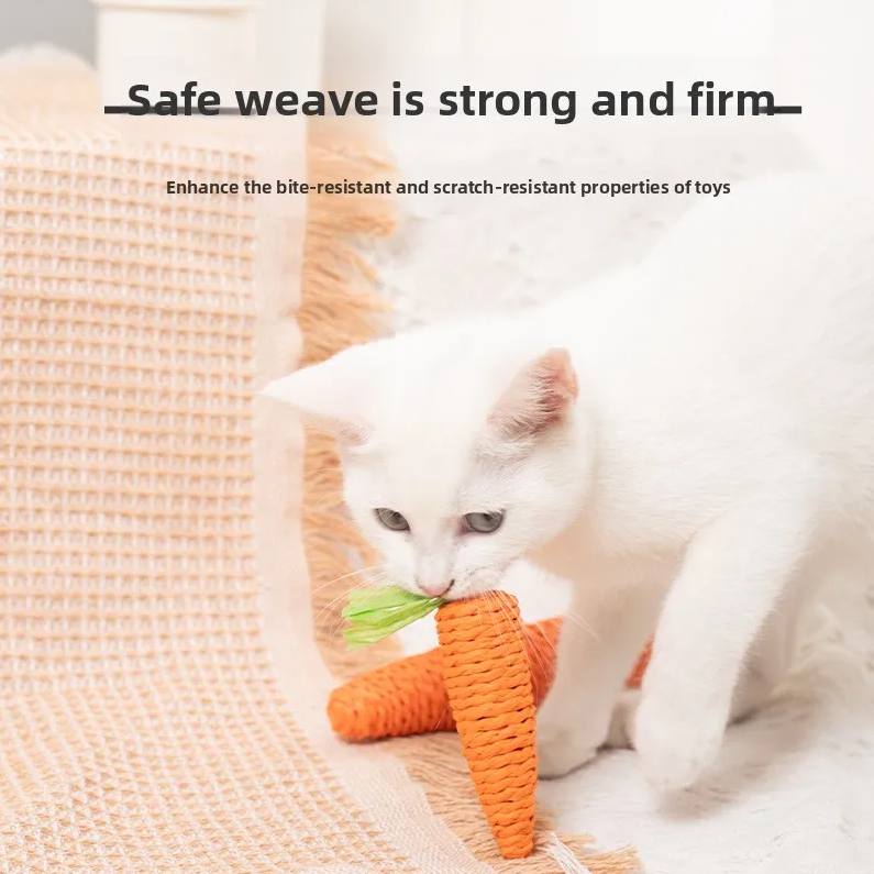 pawswhiskershop's tweet image. 🥕😺 Fun your cat can’t resist! The Carrot Chew Toy for Cats is catnip-filled and perfect for chewing, kicking &amp;amp; chasing. Keeps cats active and entertained. Limited stock — Shop Now! 👉 

petshoppawsandwhiskers.com/product/carrot… 

#CatToys #Catnip #HappyCats