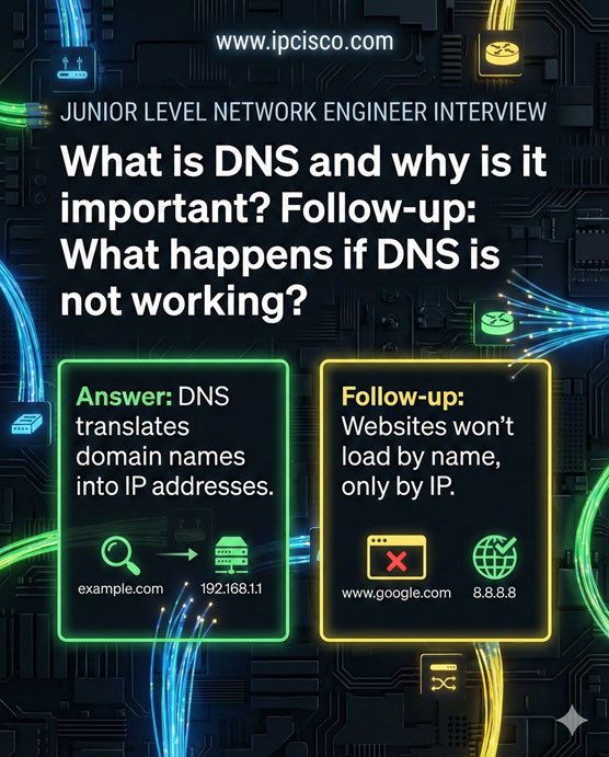 ip_cisco's tweet image. Real Time Network Engineer Interview Questions!!! | Do Not Miss It⁉️💥
.
Test Yourself: ipcisco.com/product/junior…
.
Please Like &amp;amp; Retweet..:)
.
#ccna #network