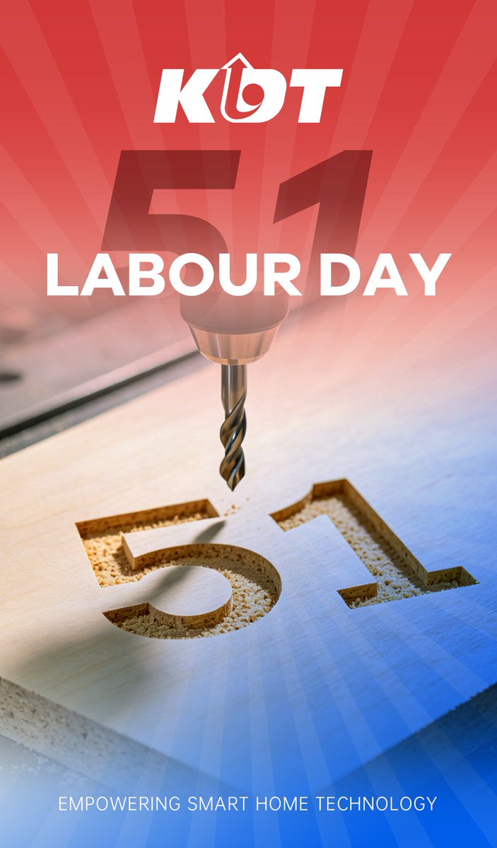 kdt_machinery's tweet image. Happy Labor Day!#SmartAutomation #FutureReady #woodexport #drillingmachines #woodworkingtools #kdtmachinery #kdtmac #woodworkingmachinery #woodtechnology #woodexpo #nesting #edgebander #furniture #furnituremaker #wardrobe #cabinetmaker #cabinet #cabinetmaking #woodworkingtools
