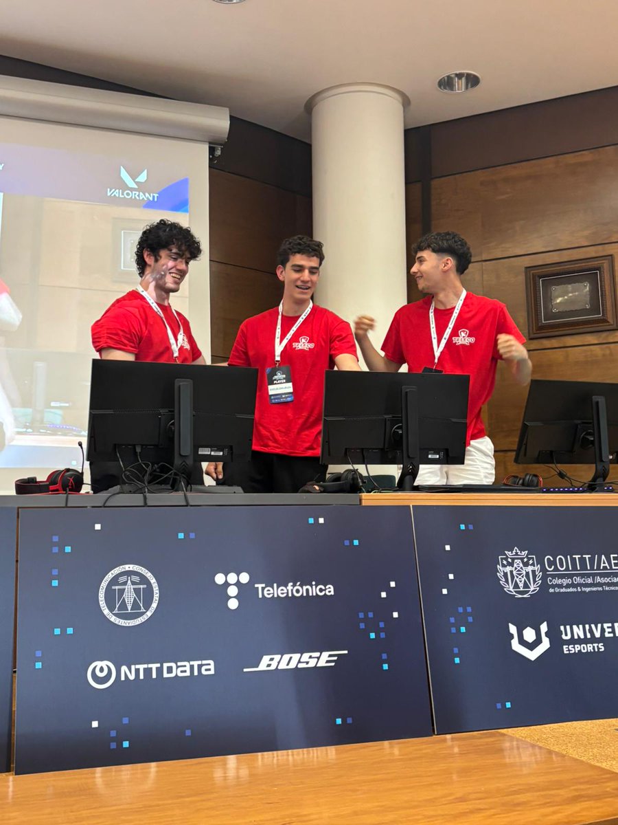 coitt_aegitt's tweet photo. @CEETsectorial @la_UPC @La_UPM @VALORANT Victoria en #Valorant para el equipo 200DT, de la Universidad Politécnica de Madrid, @La_UPM 👏 ¡Enhorabuena! 

#IIITelecoEsports #SomosTelecos https://t.co/p30vU9PiRy